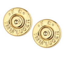 Ali Bullet Top Stud | Gold Earrings