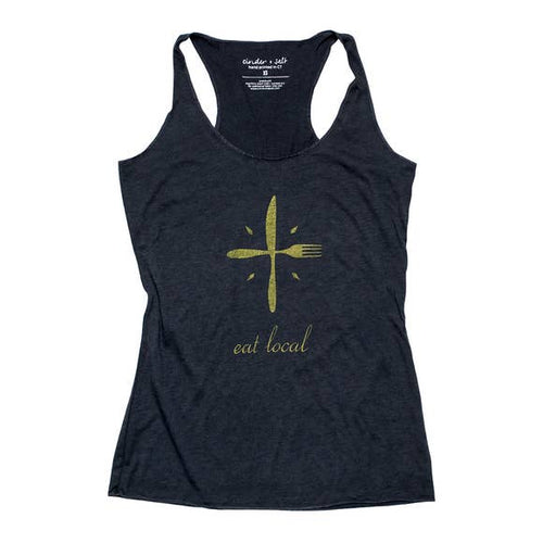Eat Local Racerback Tank