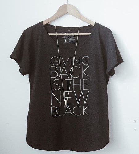 Giving Back is the New Black | Tee
