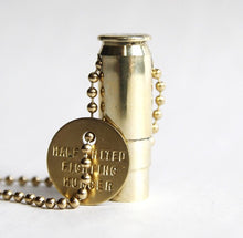 Fighting Hunger Bullet | Gold Necklace