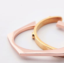 Quinn Cuff Bracelet  |  Rose Gold