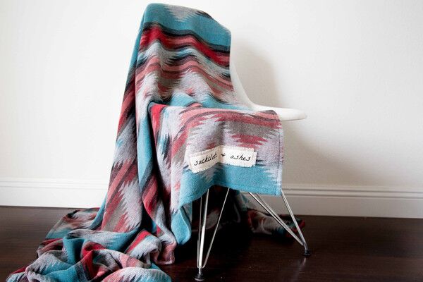 Tribal | Turquoise Blanket