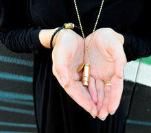 Fighting Hunger Bullet | Gold Necklace