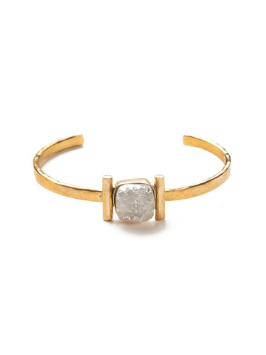 Halo Druzy Cuff Bracelet