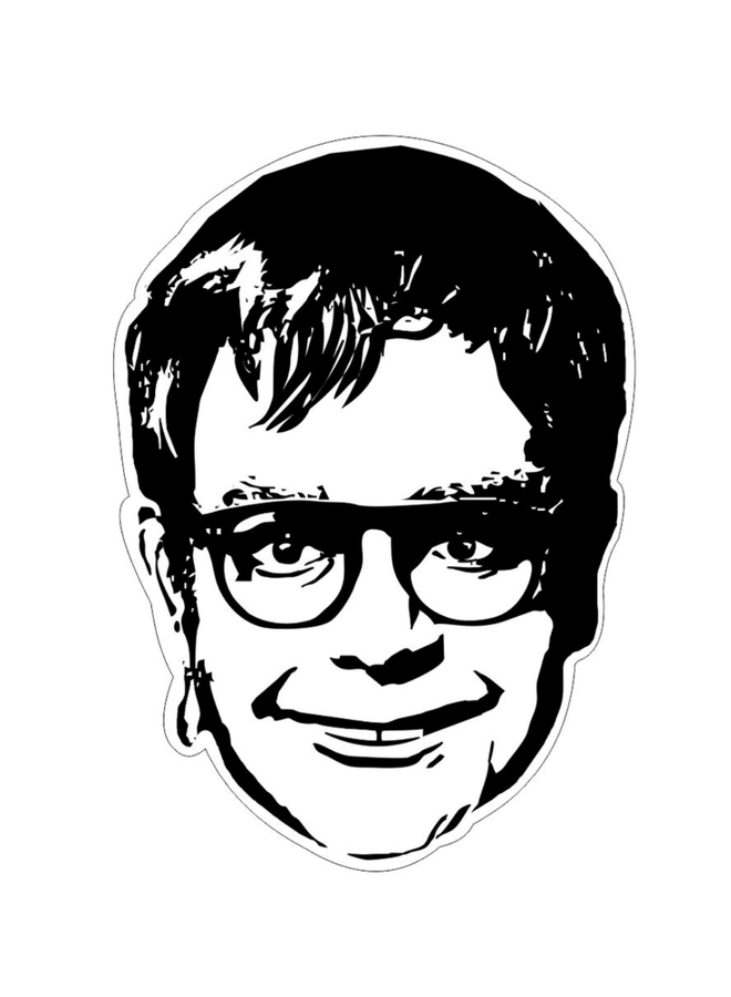 Elton John Sticker